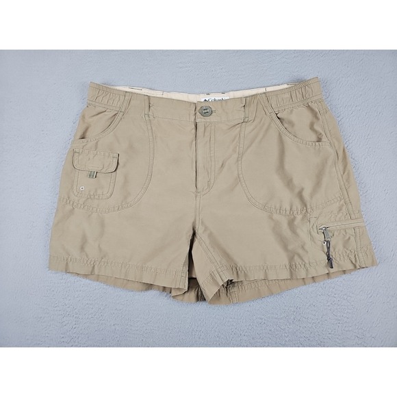 Columbia Sportswear Company Pants - Columbia Cargo Shorts Women's Medium Brown 3.5" Inseam Hiking Outdoor Casual